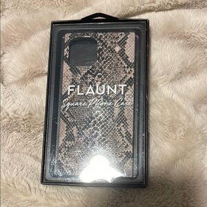 Black and Gray Snakeskin Phone Case
